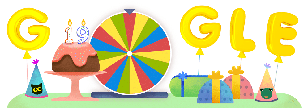 Google kỷ niệm sinh nhật lần thứ 23 bằng Doodle đặc biệt